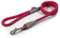Ancol Viva Reflective Rope and Leather Snap Dog Lead - Pink - Durable Weatherproof Poly Weave Puppy Walking Accessory - 1.07m x 12mm