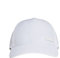 adidas Unisex Lightweight Metal Badge Baseball Cap, White/White/White, M