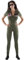Maskworld Top Gun Catsuit - Damen - Lizenziertes Film-Kostüm für Erwachsene - Verkleidung Karneval Motto-Party - Größe: S