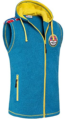 Nebulus Gilet in pile Norway da uomo