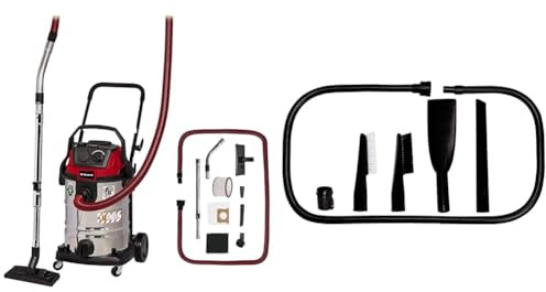 Einhell Nass-Trockensauger TE-VC 2230 SACL (1.400 W, 220 mbar, 8m Aktionsradius, HEPA-Faltenfilter inkl. Filterreinigungssystem, Staubschutzklasse L, 2.000 W Automatiksteckdose, Autoreinigungsset)