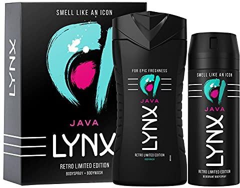 Lynx Java Retro Limited Edition Gift Set for Christmas, 2 Pieces