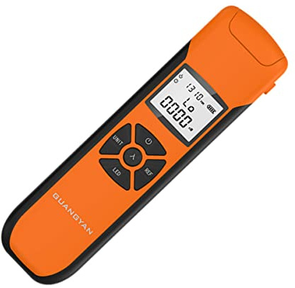 DAZZLEEX Tester ottico di decadimento della fibra del tester di potenza ottica Mini tester di potenza ottica G1000 ricaricabile