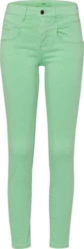 BRAX Damen Style Ana Sensation Push Up - Blue Planet with Zipper Jeans, Spring Green, 34W / 32L EU