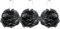 Lifeforce Lot de 3 Fleurs de Bain - Bain Relaxant Peau Sensible, Bain Relaxant Corps et Esprit, Éponge de Bain Robuste(Noir)