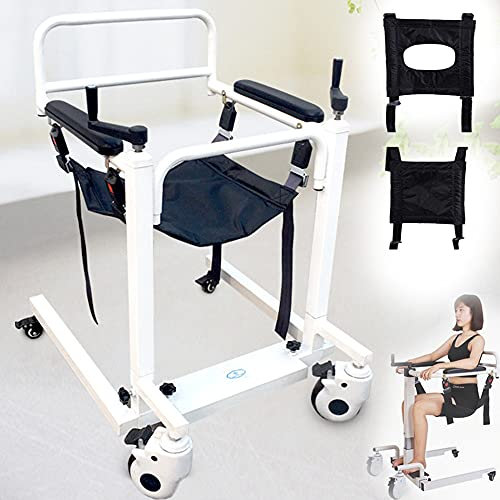 UIBAO Medizinischer Lift-Rollstuhl,Transfer-Aufzug Patienten-Transfer-Lift-Stuhl,Stummes Universalrad,für Behinderte Patients,Maximum Load 330Lbs,A