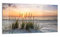 DEQORI Glasbild Acrylglas | Motiv Sonnenuntergang am Strand | horizontal einteilig 100x50 cm | schöne Dekoration | Wandbild für Wohnzimmer, Schlafzimmer, Flur & Küche | moderne Wanddeko
