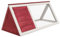Chusui Kleintier-/Kaninchenstall, Hasenstall, Kleintierkäfig, Hasenkäfig, Kanninchenhäuser, Kleintierstall, Meerschweinchen Käfig, Kleintierhöhle Für Chinchilla, Rot Holz