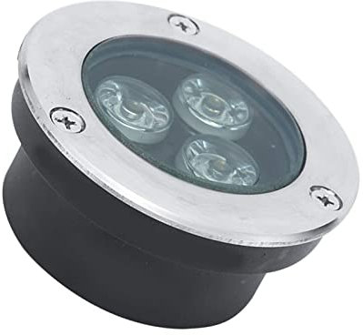 Faretto LED Ultra Sottile - Faretto da Incasso per Piscina, Faretto LED da Esterno 3W, Acciaio Inossidabile 304 Impermeabile IP68 per Esterni, Prato, Laghetto (Color : White, Size : 3w(220v))