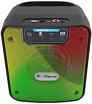 Cefa Toys - Altavoz Portátil Bluetooth Go Party, Altavoz con Bluetooth y Batería Recargable, Iluminación Led y Entrada de Micrófono y USB, Muy Ligero - 700 g