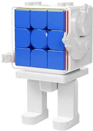 Oostifun MoYu MoFang JiaoShi Meilong M Würfel 3x3 Würfel Multi Color Cubing Klassenzimmer Meilong 3x3x3 Glattes Puzzle mit einem Würfel Roboter Display Box
