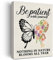 Therapiebüro Mental Health Wandkunst Leinwand Gemälde Be Patient with Yourself Druck gerahmt Therapeut Blumen Schmetterling Leinwand Poster Schild für Psychologen Büro Dekor (30,5 x 38,1 cm)
