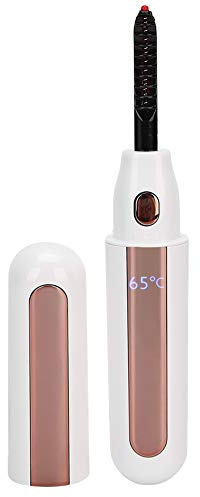 Elektrisch Beheizter Wimpernzange mit USB-Aufladung Natürlicher Wimpernzange Schnelles Erhitzen und Langlebiges Wimpernzangenwerkzeug für Wimpern-Make-up (Weiß)
