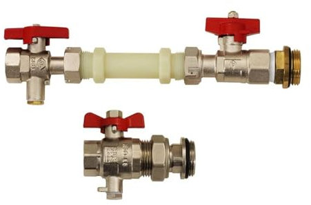 Wärmemengenzähler-Einbauset horizontal