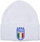 FIGC Unisex 253045 Beanie-Mütze, Weiß, One Size