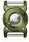 Airtag Hundehalsband Halter, Airtag Halter für Hundehalsband mit Abnehmbarer Metallschlaufe, leicht, kompakte Größe, Schutzhülle für Apple AirTag Finder für Tracker Halter Zubehör (Grün)