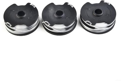 CWOQOCW 3 bobine di ricambio per Parkside PRT 550 A1 per A3/A5/tagliaerba linea bobina e tappo di ricambio