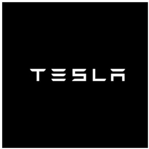 WACDXST 2 Pcs Car Door Projector Lights, for TESLA MODEL 3 2018 Projection Lamp Laser Welcome Light Entry Lighting Puddle Lights Car door decoration