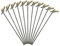 FSSTUD 100 palillos de madera para cóctel, pinchos de madera, pequeños palillos de dientes elegantes, palillos decorativos para fiestas, bebidas, aperitivos para barbacoa, color negro