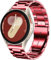 DEALELE Armband Kompatibel mit Samsung Galaxy Watch 7 / FE / 6/6 Classic / 5/5 Pro / 4/4 Classic / 3 41mm / Huawei GT3 42mm, 20mm Edelstahl Metall Ersatz Armbänd für Herren Damen, Rot