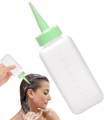 Hair Dye Bottle Applicator | Cream Squirt Bottles - 160ml Translucent Hair Color Applicator Bottle Hair Color Squeeze Bottle Applicator Bottle with Measuring Scale for Hair