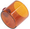 Coffee Cup Multipurpose Heat Resistant Simple and Vintage Glass Coffee Mug with Wooden Ball for Coffee Beer Tea Amber Professional Accessories for Use (Amber)