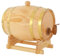 Qussse Holzfass 3L Whiskyfass aus Kiefernholz Weinfass Schnapsfass mit Bock & Zapfhahn für Whiskey & Wein, Original Holz