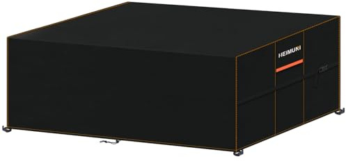 HEIMUNI Abdeckung für Gartenmöbel 280x150x90cm Schutzhülle für Gartentische Wasserdicht Loungemöbel Abdeckung Gartentisch Schutzhülle für Loungemöbel Sitzgruppe 420D Oxford Gewebe UV-Beständiges