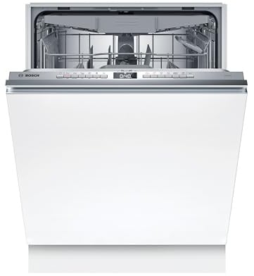 Bosch Geschirrspüler 60 cm, Vollintegriert, Besteckschublade, Automatisierte Startzeit, VarioFlex-Körbe und VarioSchublade - Flexibilität und Komfort beim Beladen, Extra Trocknen, SMV4HVX14E