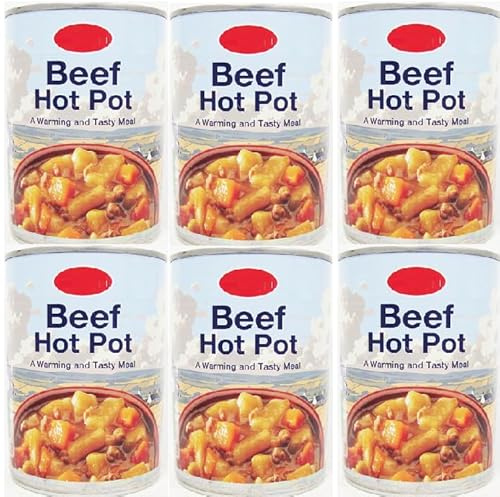 Beef Hot Pot Ready Meal, 390g, Pack of 6, Warming and Tasty