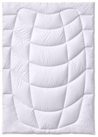 Sanders-Kauffmann Naturhaarbettdecke Cashmere Steppbett - Mono (Medium), 100% Edler Himalaya Cashmereflaum, 135 x 200 cm, Luxuriös Weich, Temperaturausgleichend und Hautsympathisch