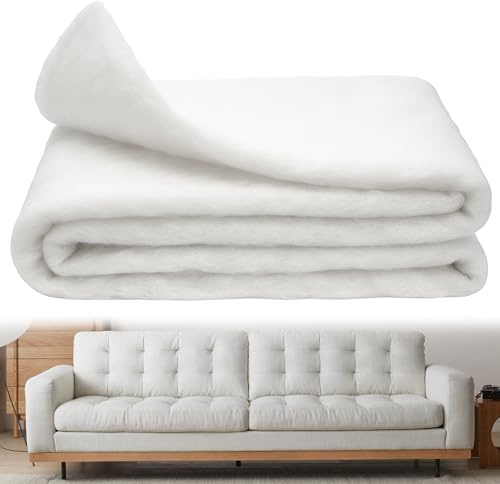 TETEWEVER Volumenvlies zum Nähen 60g/m² Füllwatte 7mm Vlieswatte | Polsterwatte Volumenvlies Patchworkvlies 100% Polyester Füllung Volumenflie Waschbar für Polstern, Kleidung und DIY (1,5*2m)