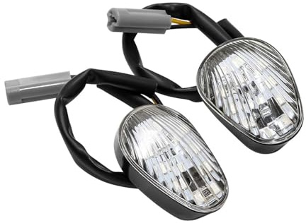 Indicatori Di Direzione Per Yamaha Accessori Moto LED Montaggio A Incasso Indicatori Di Direzione Luce Per YZF R6 R1 2008 2007 2006 2005 2004(Chiaro)