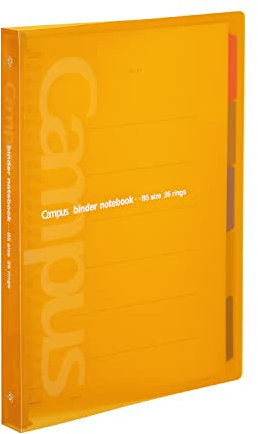 Kokuyo Campus Le-P333NYR - Legante M PP arancione a 26 fori, B5