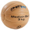 Medizinball aus Leder, ø 26 cm, 3 kg