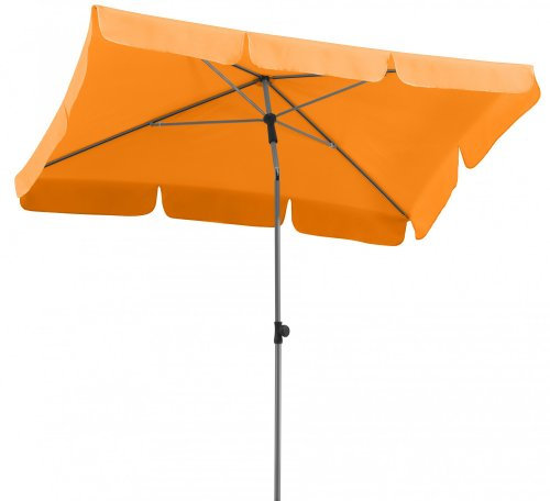 Schneider Parasol Locarno, mandarine, env. 180 x 120 cm, en 4 parties, rectangulaire