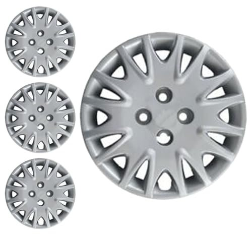SERIE 4 BORCHIE - 4 COPRICERCHI COPPE RUOTA 14 PER LANCIA Y ELEFANTINO 00->