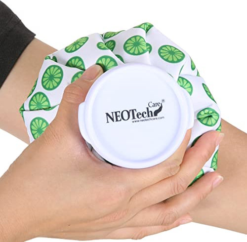 Bolsa de hielo - Tapón de rosca - Marca NEOtech Care - Diseño (limas, 12cm)