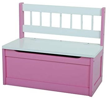 Gravidus 2er Set Kinder-Truhenbank, Pink