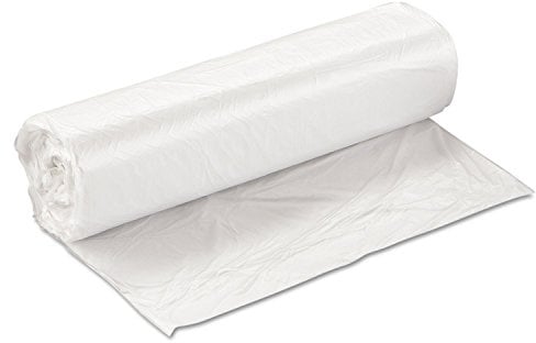 Sacchetti plastica Bianchi immondizia Spazzatura 50x60 cm. per cestini gettacarta Cartone 1000 Pezzi (40 Rotoli da 25 Sacchetti)