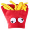 Kostüm Hut Lustige Pommes Frites Fast Food Mütze Chef Cosplay Stirnband Kopfbedeckung Verkleiden Foto Requisiten für Halloween Karneval Maskerade Party