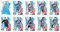 Topps Match Attax Champions League 20/21 komplettes Basis-Team-Set Zenit