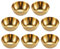 8 Pièces Bols À Sauce En Acier Inoxydable Doré, Coupelles À Épices, Bols À Apéritif, Assiettes À Trempette Pour Ketchup, Moutarde, Sauce Soja, Diamètre 16 Cm, Idéal Pour Cuisine Et Restaurants