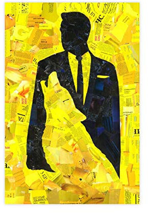 Filmposter The Wolf of Wall Street 3 auf Leinwand, Wandkunst, Kunstdruck, Gemälde für Wohnzimmer, Schlafzimmer, Dekoration, 30 x 45 cm, ohne Rahmen