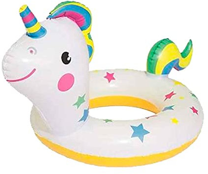 Tradineur - Flotador Hinchable Infantil con diseño de Animales,viniloresistente. para niños de 3-6 años. 58 x 79 cm. Modelos Surtidos.
