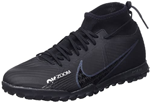 NIKE DJ5629-001 Zoom Mercurial Superfly 9 Academy TF Sneaker Male Black/DK Smoke Grey-Summit White-Volt UK 6.5