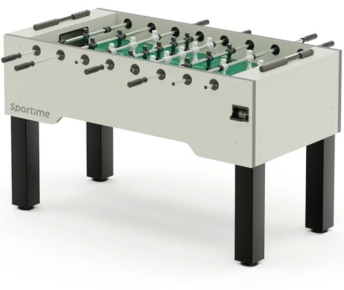 Sportime Tischkicker Match | Guardian vs Dragon | Figuren mit Gewichtsausgleich | Wartungsfreie Guardian Gleitlager | Robustes 20 mm Spielfeld | Belastbar bis 35 kg | Indoor | 90 kg Gewicht