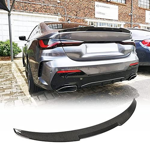 Kohlefaser Auto Heckspoiler für BMW 4 Series I4 G26 420i 430i 440i M Sport Hatchback 4 Door 2021-2023,Heckspoiler Kofferraumdeckel Dachflügel