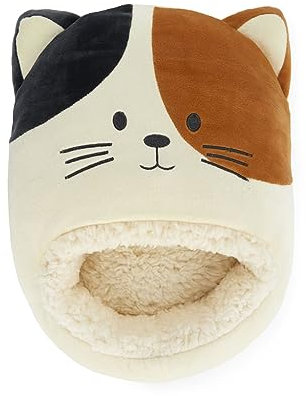 Balvi Chauffe Pied Kitty Calico Couleur Blanc et Marron Un Chat Qui Vous Garde au Chaud Polyester 20x