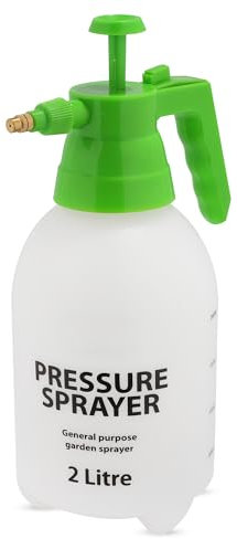 Albert Austin 2L Hand Pressure Sprayer Multipurpose Pump Sprayer Trigger Lock Comfortable Grip Garden Sprayer Handle 2 Adjustable Modes Spraying Chemical Weed Killers Pesticides Indoor/Outdoor Use Car